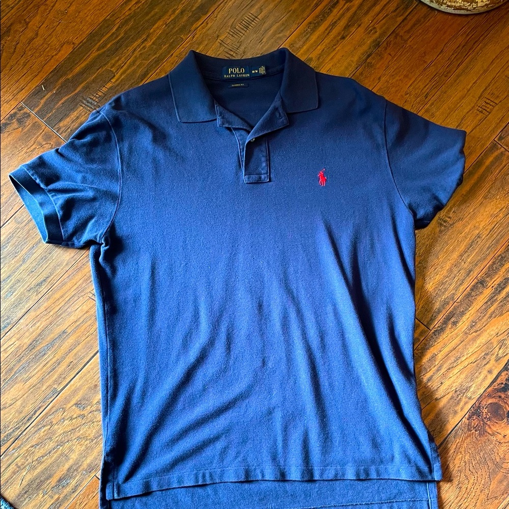 Men’s navy Ralph Lauren polo